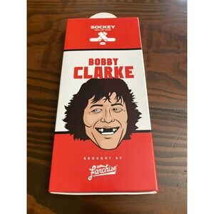 New Sockey Hall of Fame NHL Bobby Clarke Socks 2018 Philadelphia Flyers Hockey